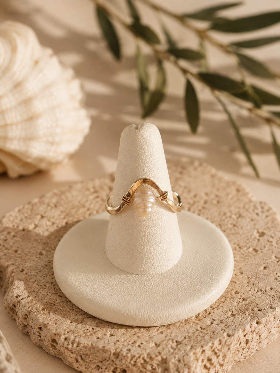 Pearl Crest Ring