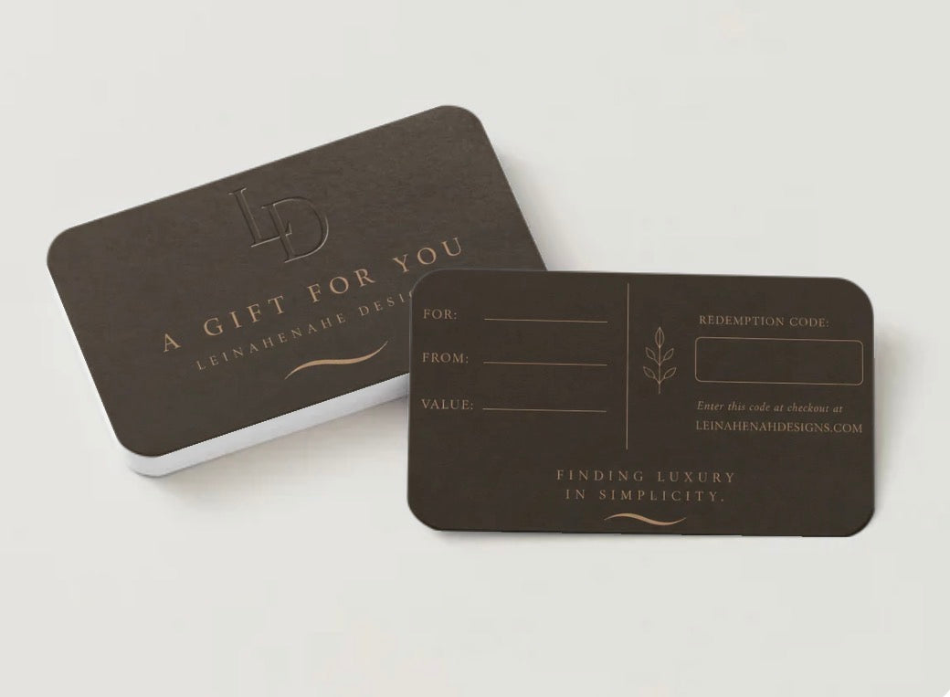 Leinahenahe Digital Gift Card