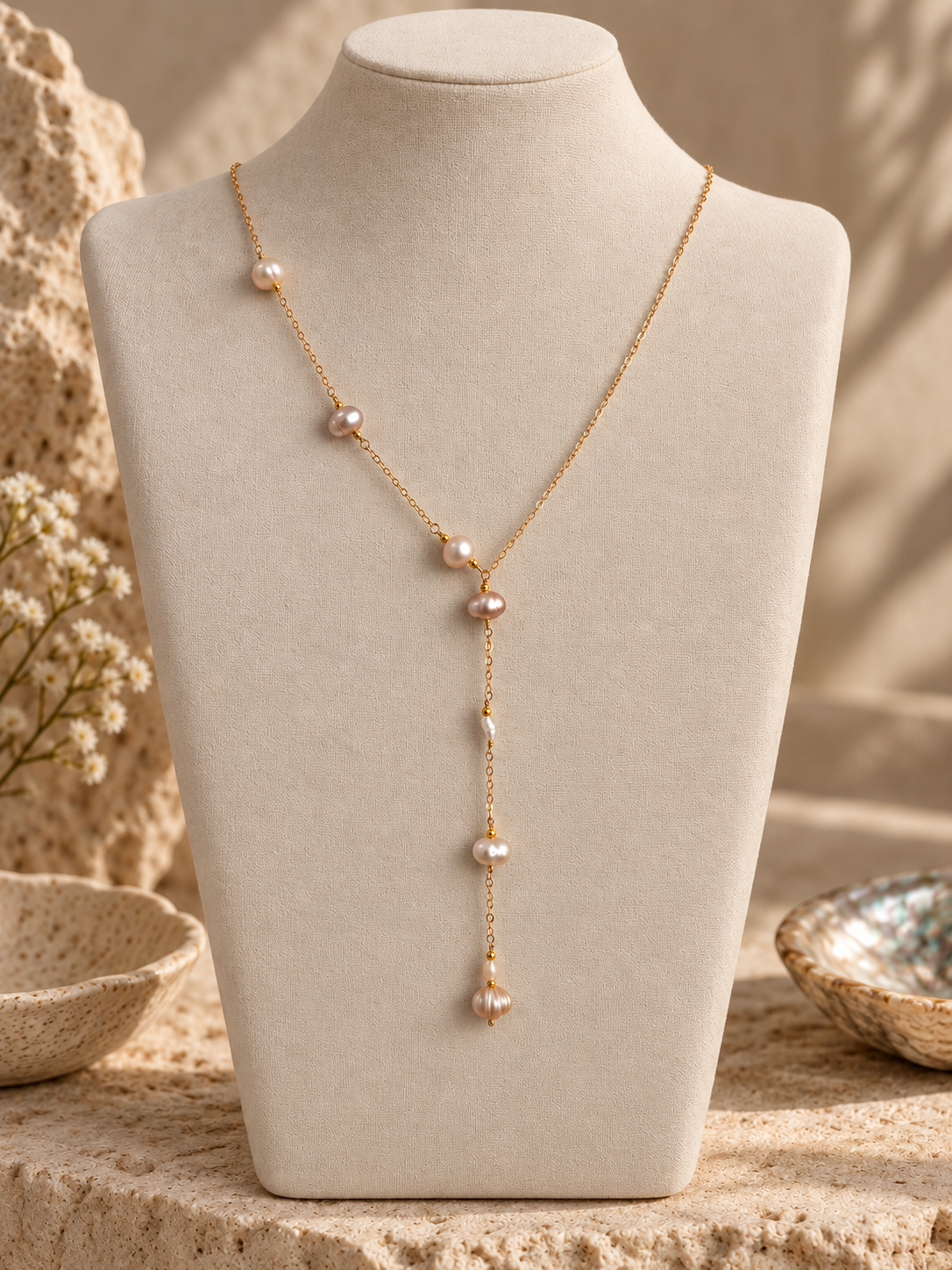 The Nahenahe Pearl Lariat