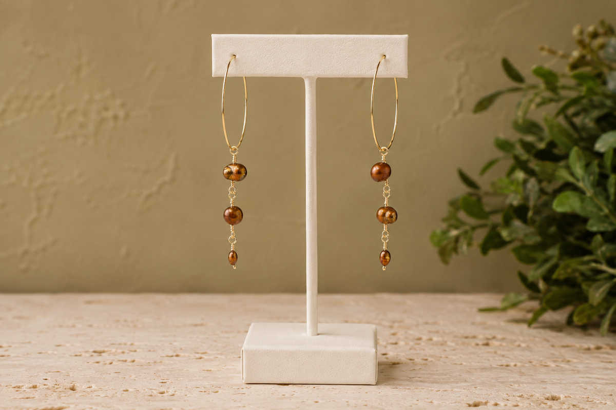 The Kulu Pearl Hoops