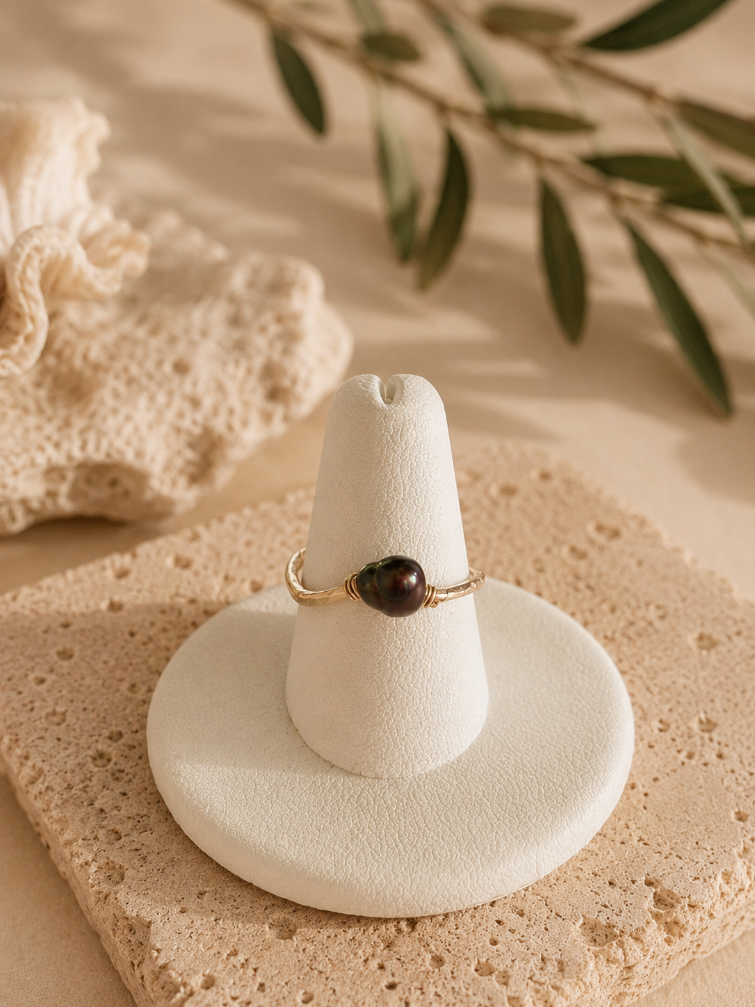 Nocturne Pearl Ring