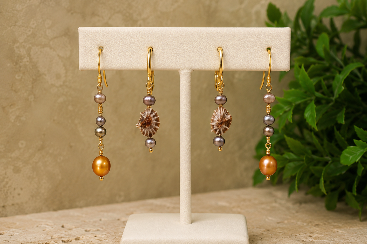 The kaiāulu Earring Stack